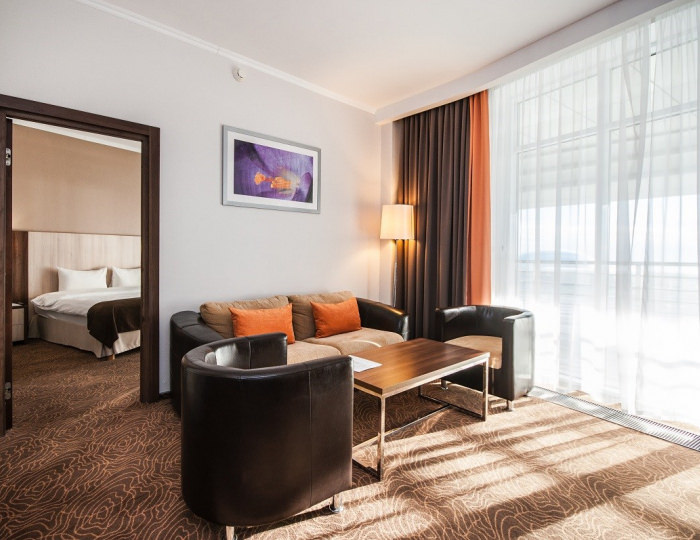 Люкс с видом на море - Отель Omega Sirius / Омега Сириус